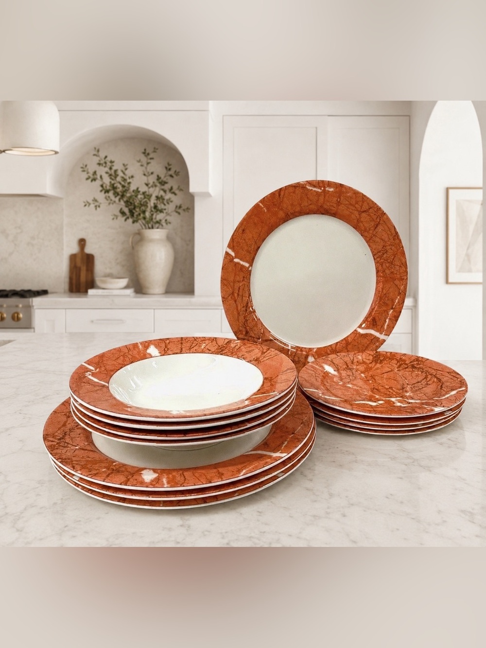Victoria & Beale Versailles 9108 Porcelain Dinnerware Set 12 Pc - Discontinued